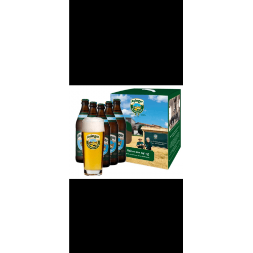 Box AYINGER Lager Hell